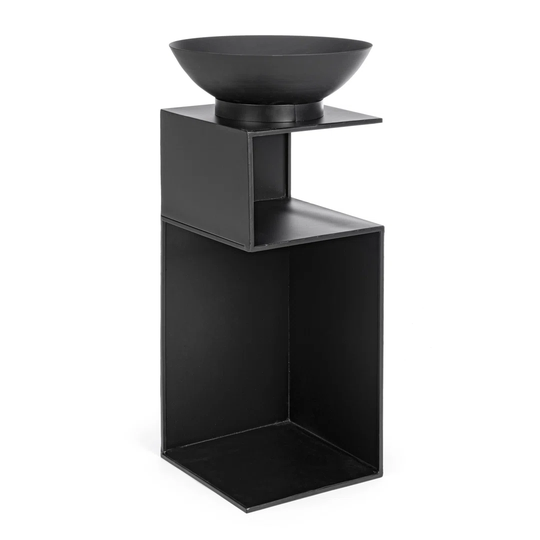 Fulmiya 78Cm H Steel Wood Burning Outdoor Fireplace