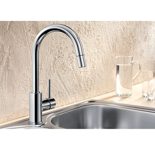Mida Pull Out Faucet Single Lever Monobloc Tap
