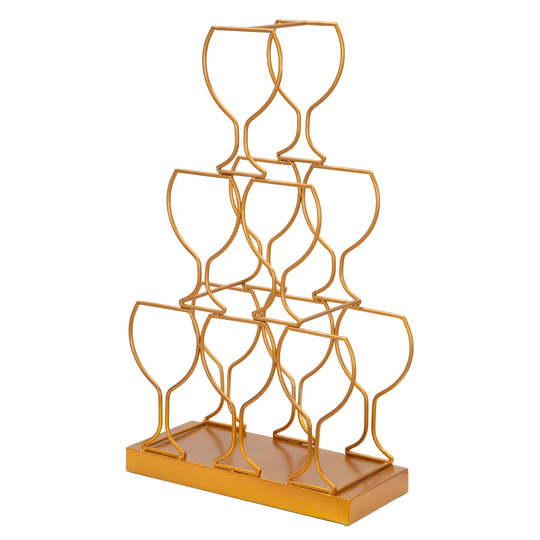 Brough 6 Bottle Tabletop Wine Rack
