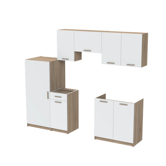 Holston 6 Piece Kitchen Pantry Set