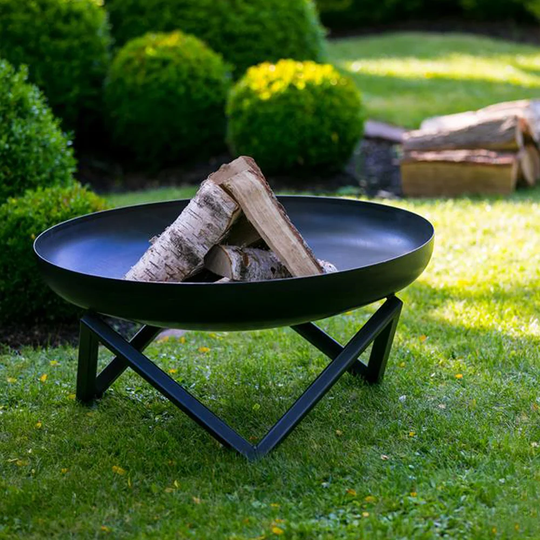 Edderton Steel Charcoal/Wood Burning Fire Pit
