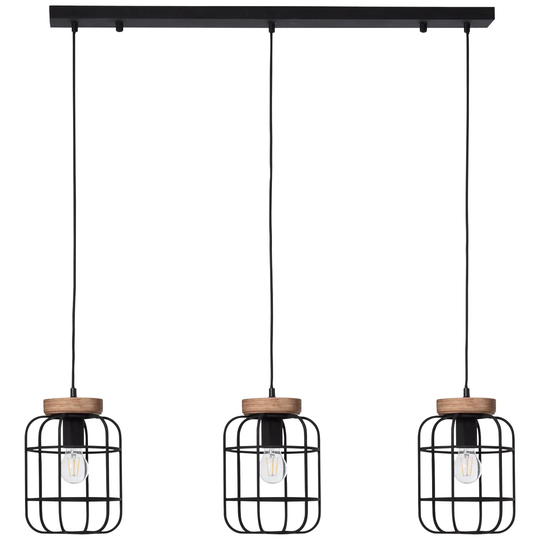 Mistretta 3 - Light Kitchen Island Jar Pendant