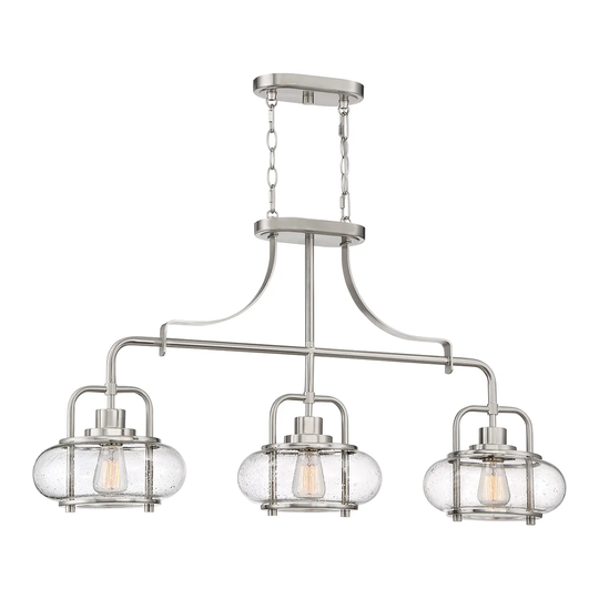 Kelli 3 - Light Kitchen Island Schoolhouse Pendant