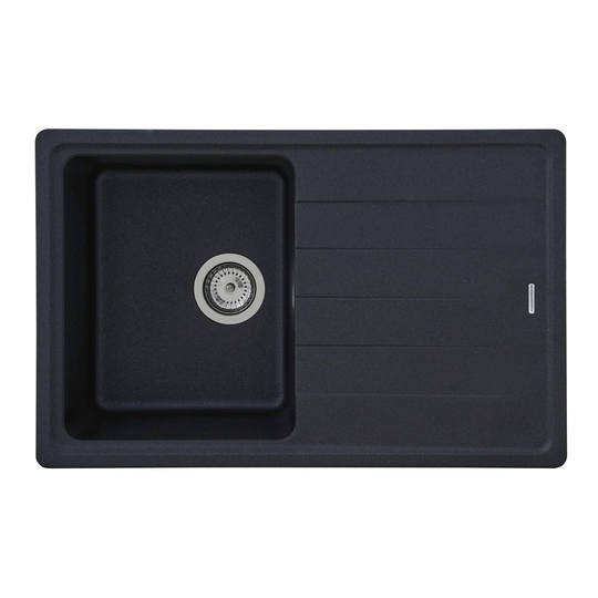 1 bowl built-in kitchen sink