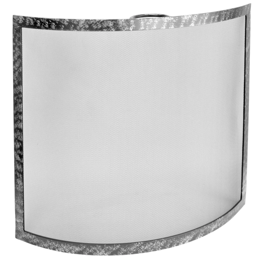 Arc 1 Panel Steel Fireplace Screen
