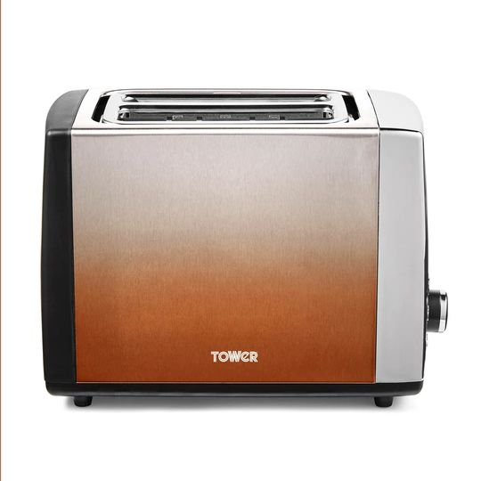 Tower T20038COP Infinity Ombré 2 Slice Toaster, 900W