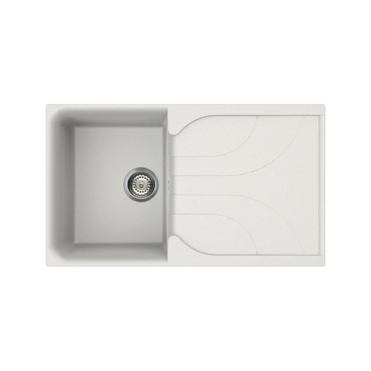 Ego 86cm x 50cm Single Bowl Inset Kitchen Sink