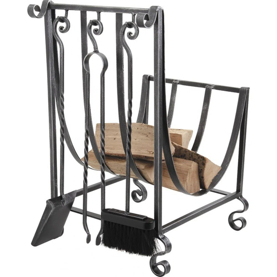 Wenden 3 Piece Iron Fireplace Tool Set