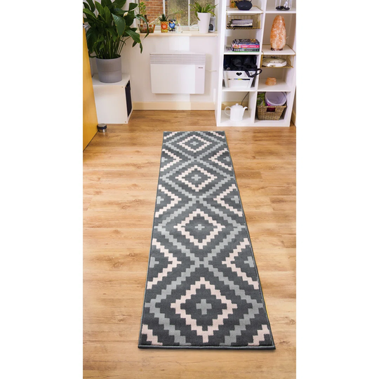 Vanburen Texas Machine Woven Grey Rug