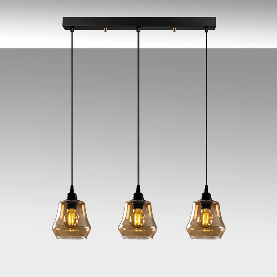 Prestridge 3 - Light Kitchen Island Geometric Pendant