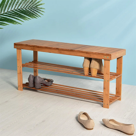 Reinoso Wood Storage Bench