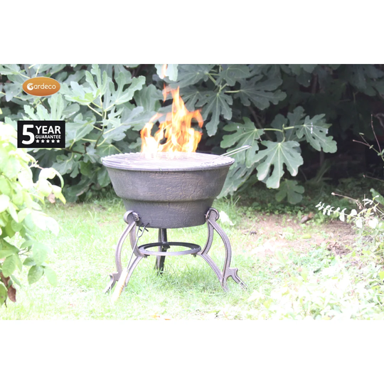 Safir 100% Cast Iron Firepit