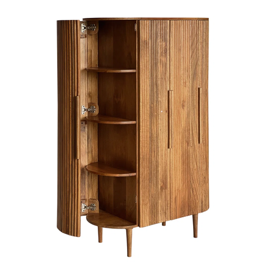 Clemons 100Cm Wide Mango Solid Wood Highboard