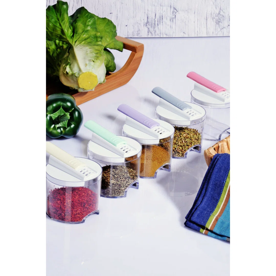 5 Spice Jars