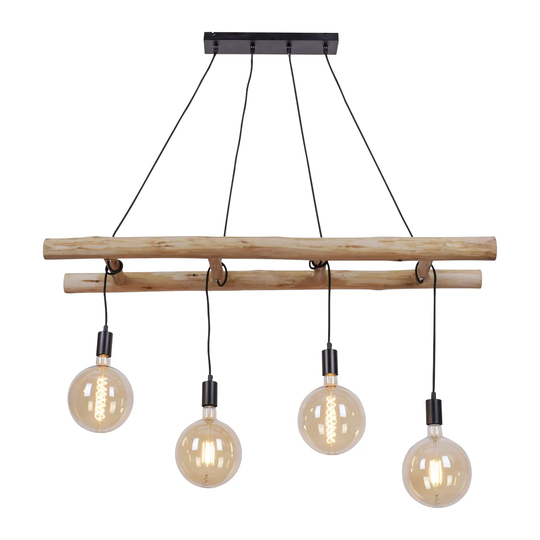 Hammett 4-Light Kitchen Island Jar Pendant
