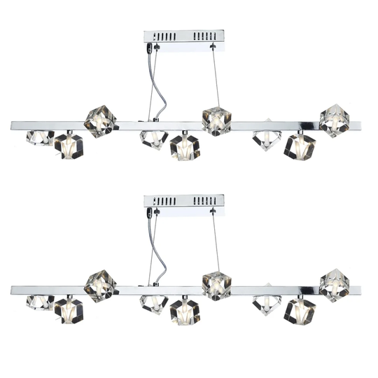 Precita 9 - Light Kitchen Island Geometric Pendant