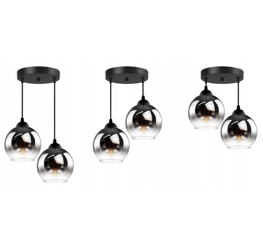Starr 2 - Light Kitchen Island Globe Pendant
