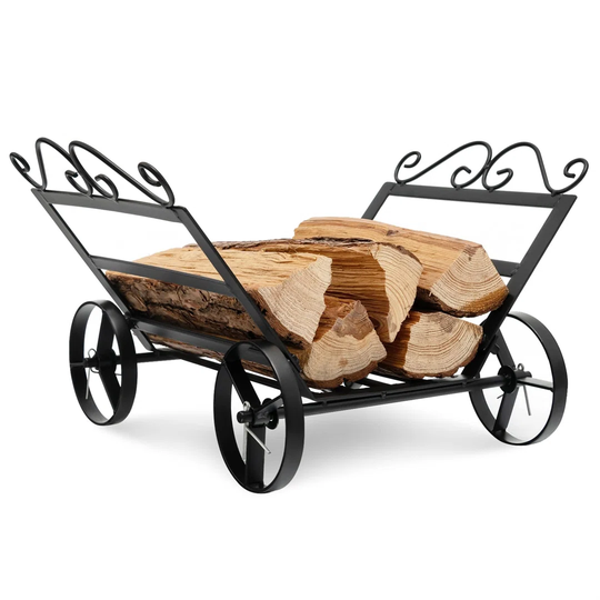 48Cm W Metal Log Rack