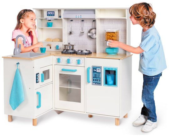Chad Valley Wooden Kitchen with Breakfast Bar