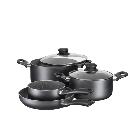 Symple Stuff Solana 4 Piece Aluminum Non Stick Cookware Set