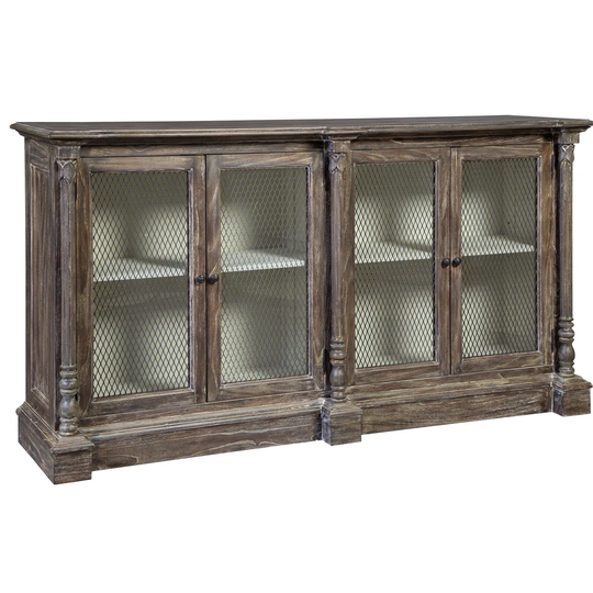 Emilliana 182.88Cm Wide Solid Wood Sideboard