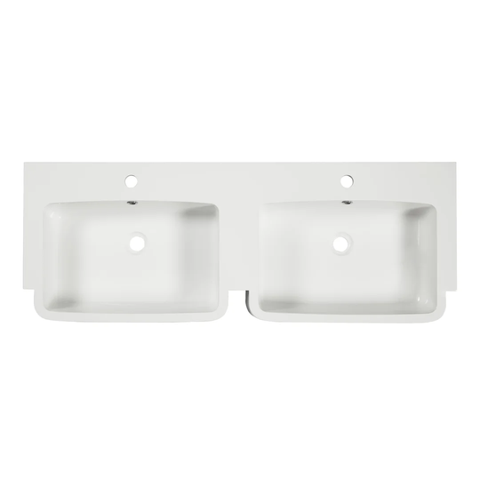 Courier Rectangular 1200mm Semi-Recessed Basin