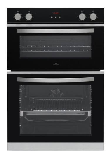 New World NWCMBIDOB 90cm Double Electric Oven - Black