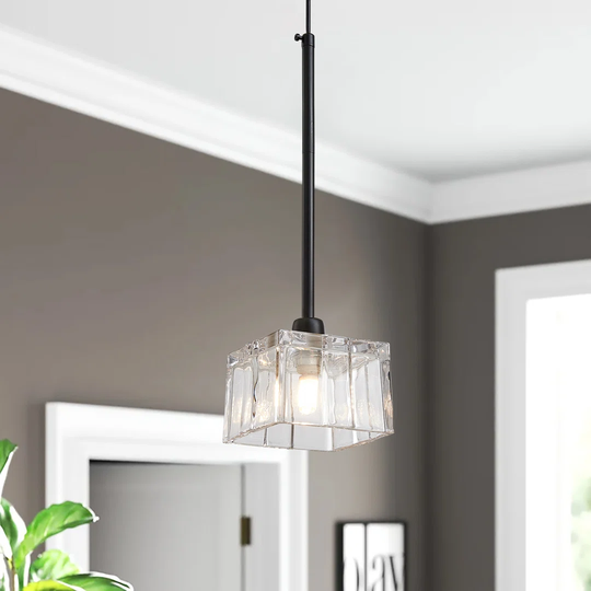 Warrnambool 1 - Light Single Rectangle Pendant
