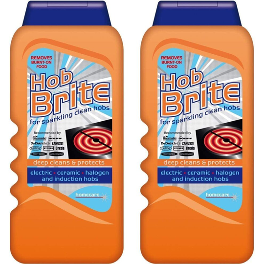 Hob Brite Original Ceramic, Electric, Halogen and Induction Hob Cream Cleaner (300ml, Pack of 2)