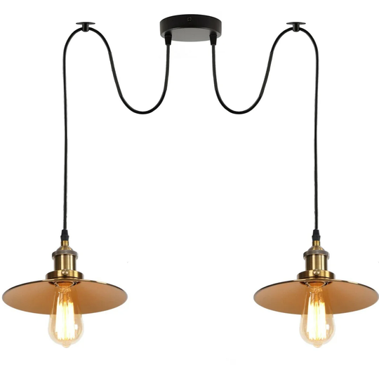 Engel 2-Light Cluster Cone Pendant