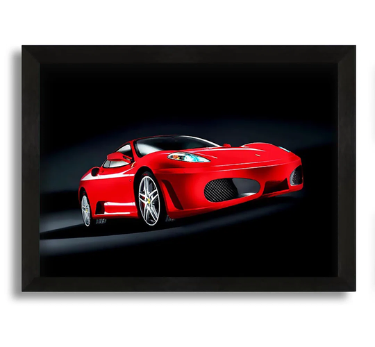 Ferrari F430 Grill Shot - Picture Frame Photograph on Canvas