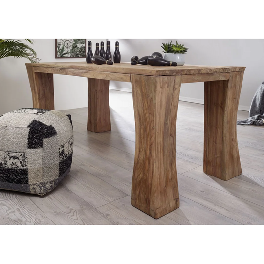 Bassano Teak Solid Wood Dining Table