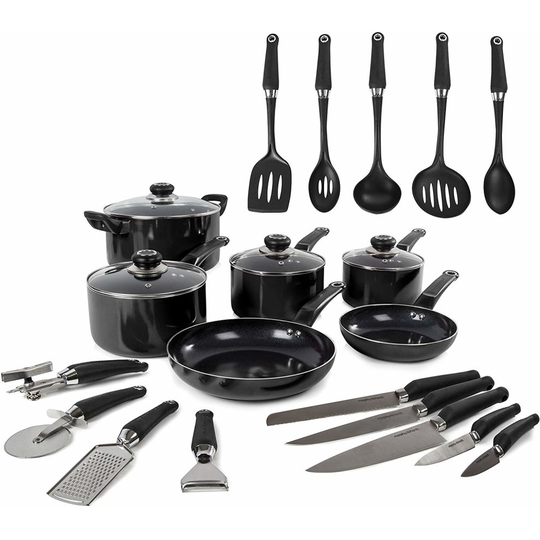 Morphy Richards 970050 Equip Pan Set, 6 Piece, 14 Piece Tool Set,