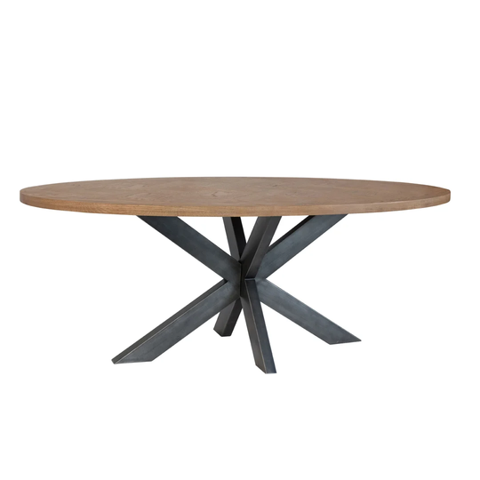 Palmetto 89Cm Solid Wood Pedestal Dining Table