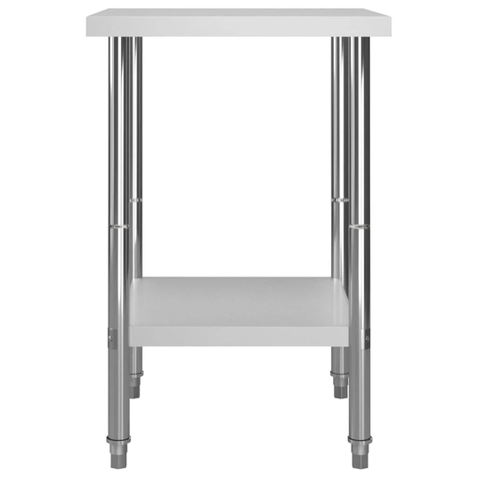 Birce 60 Cm Stainless Steel Prep Table