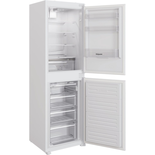 Hotpoint HBC185050F1 Integrated 50/50 Frost Free Fridge Freezer with Sliding Door Fixing Kit - White