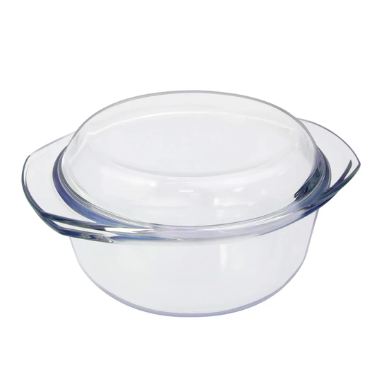 Cartert 3 | Glass Round Casserole with Lid