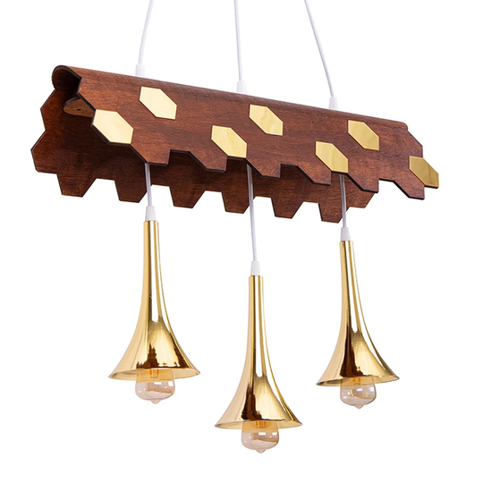 Emelie 3 - Light Kitchen Island Bell Pendant