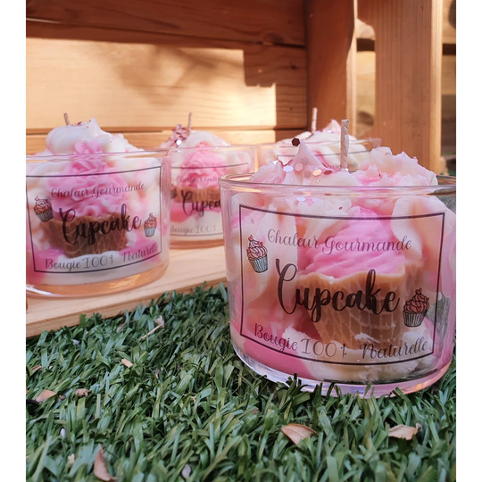 Cupcake Scented Jar Candle