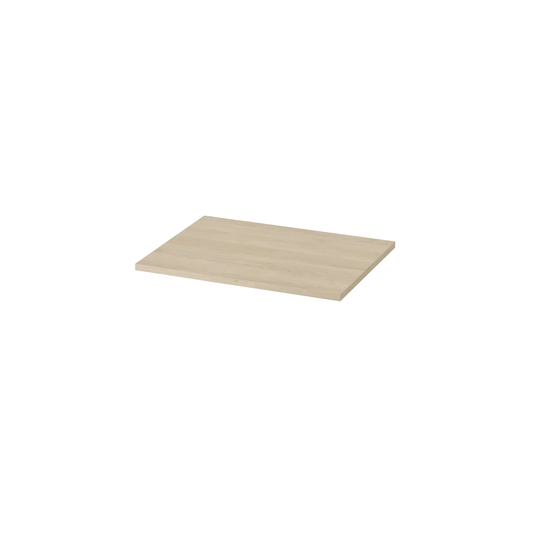 Moduo 59.8cm Single Bathroom Vanity Top in Oak