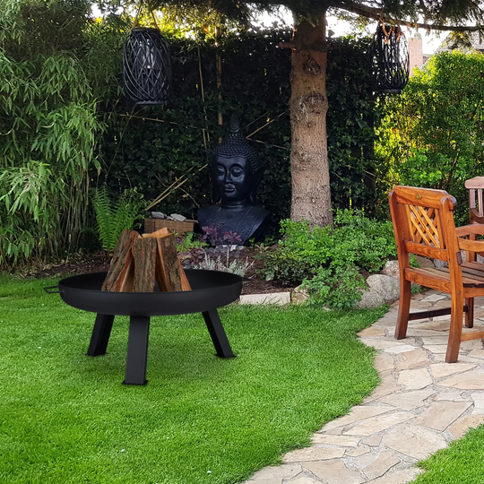 Dottin 35Cm H Steel Wood Burning Outdoor Fire Pit