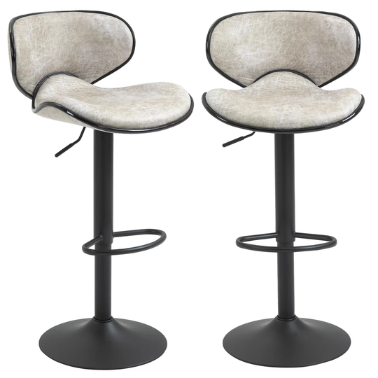 Helotes Height Adjustable Swivel Bar Stool