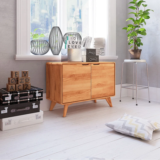 Gant 90 Cm Wide Beech Wood Sideboard