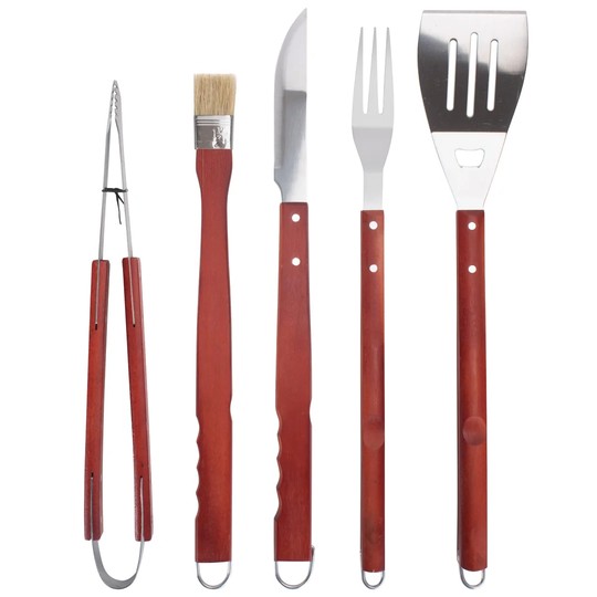 Paulina 5-Piece Barbecue Grill Tool Set