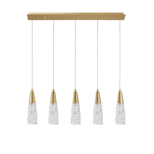 Fleck 5-Light Kitchen Island Cone Pendant