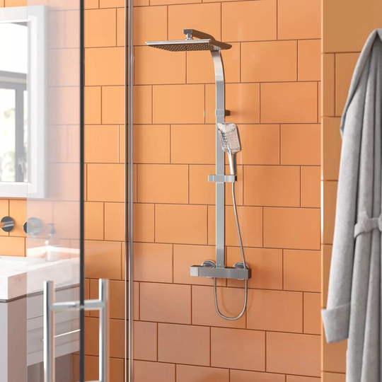 Vertico Thermostatic Shower with Dual Shower Head