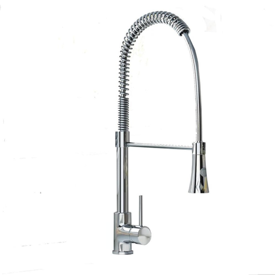 Modern Chrome Kitchen Sink Mixer Pull Out Spray Tap Swivel Spout