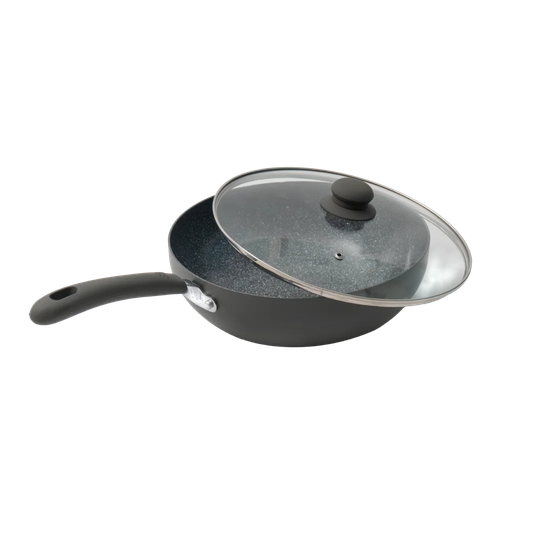 Durastone 28cm Wok With Lid