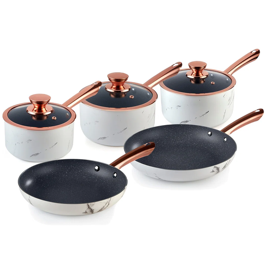 Canora Grey Sabala 8 Piece Aluminium Non Stick Cookware Set