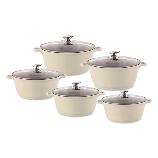 SQ Professional Nea 5 Pieces Aluminium Non Stick Cookware Set